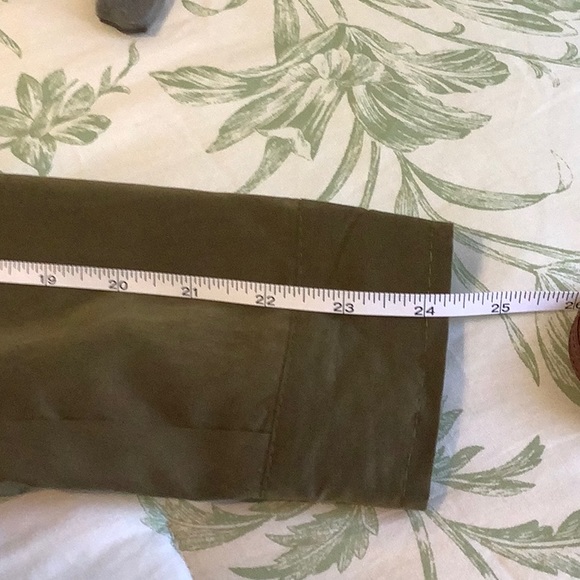 🦋 JASON MAXWELL Outerwear Collection hooded olive green utility jacket. Size PM - Picture 14 of 14